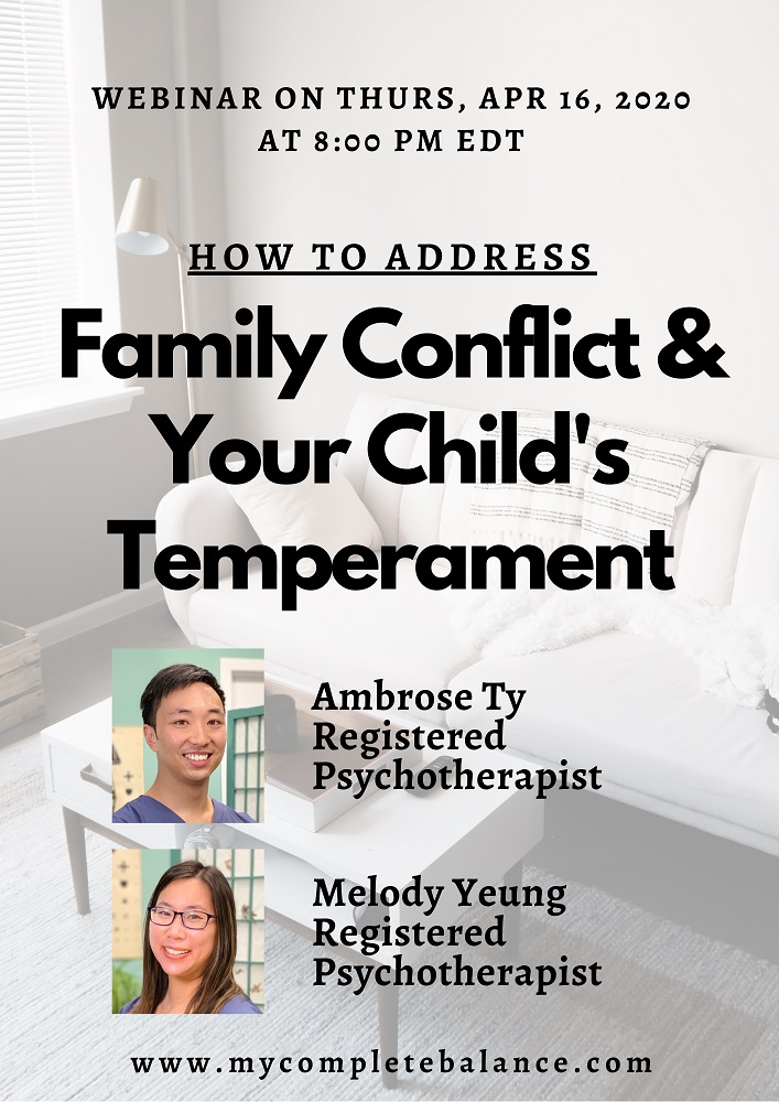 Family Conflict & Your Child’s Temperament-My Complete Balance Clinic